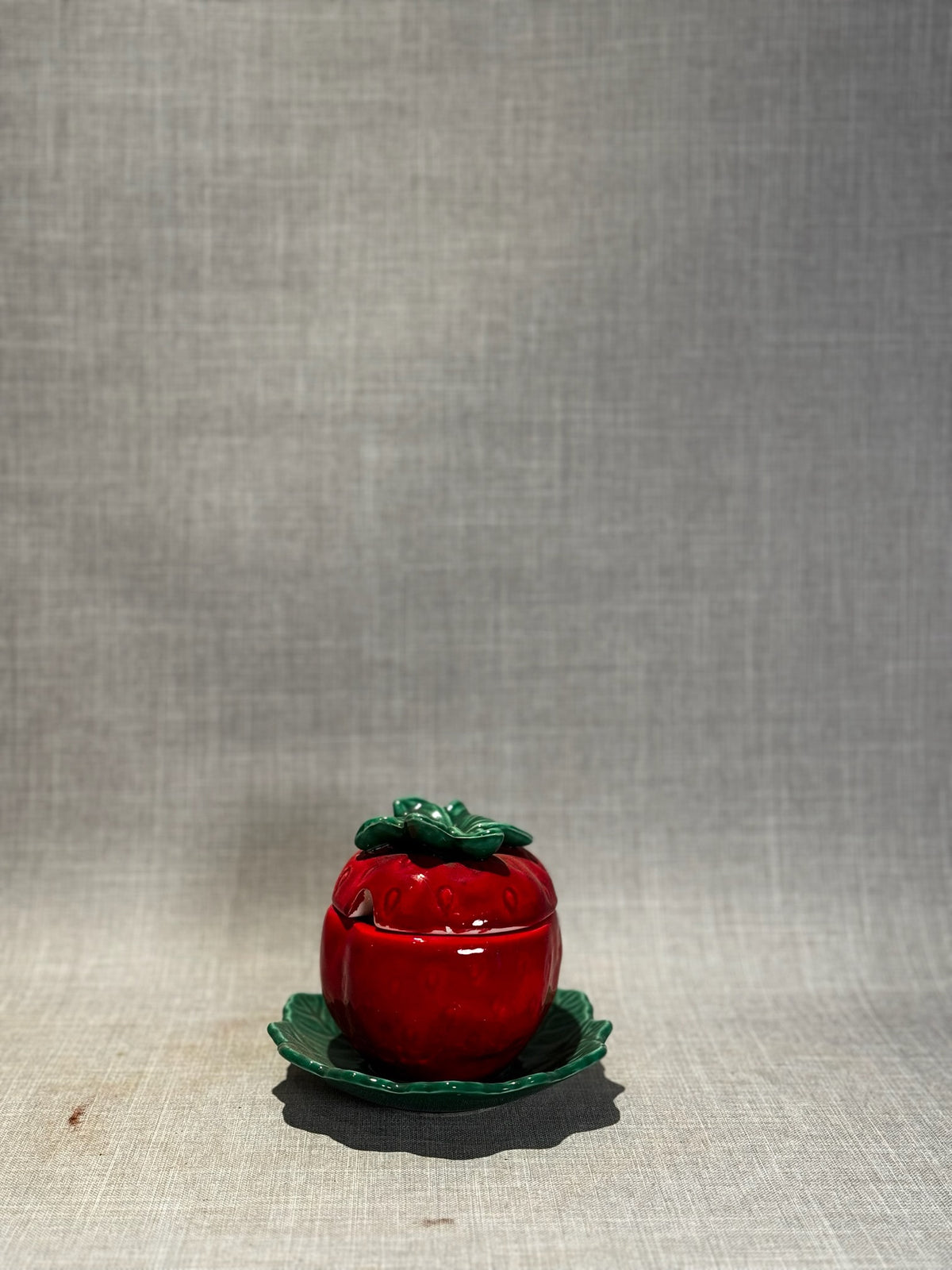 vintage japanese ceramic bowl strawberry design kitchen decor