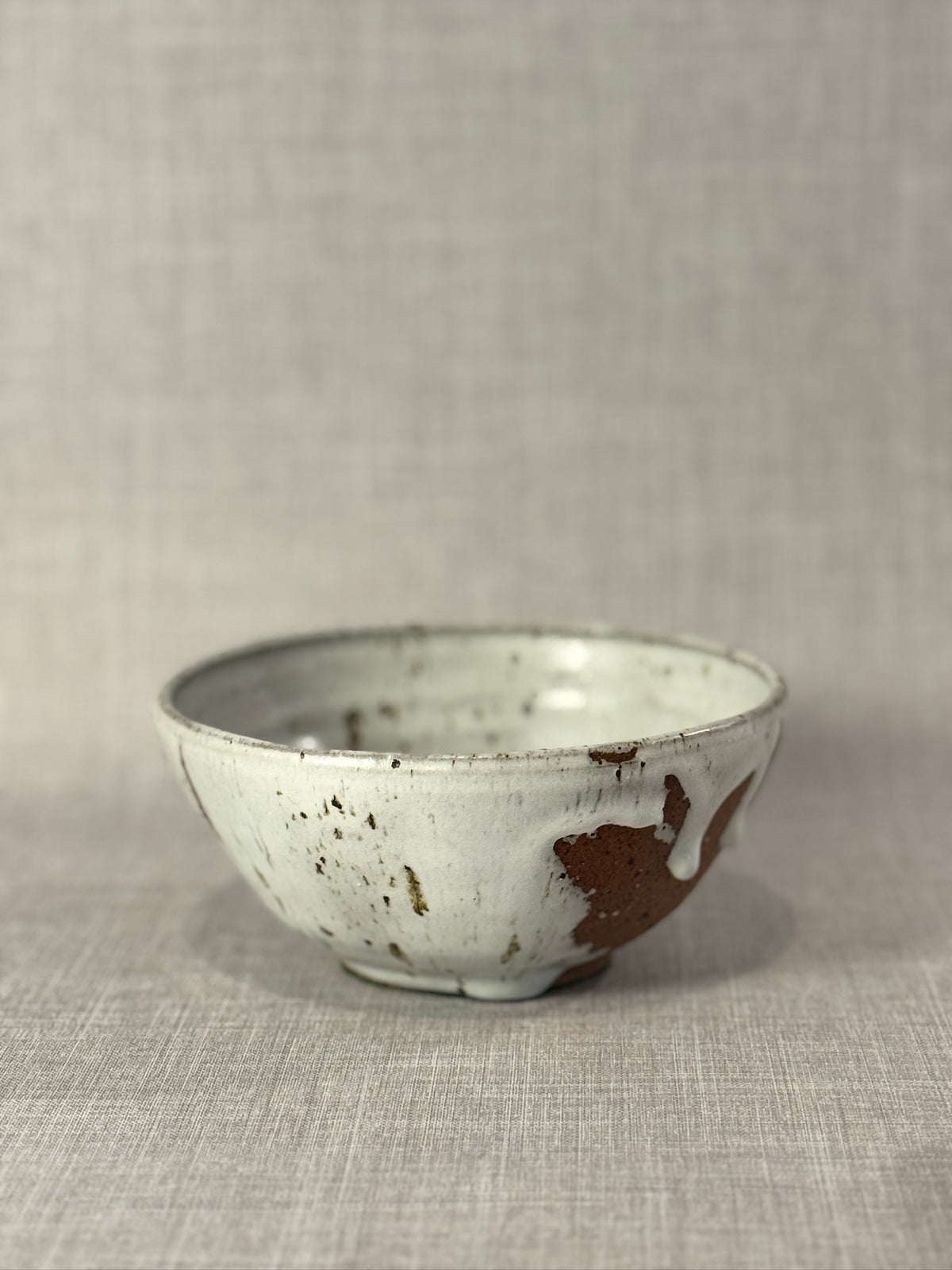 artisan handmade pottery bowl neutral home decor styling