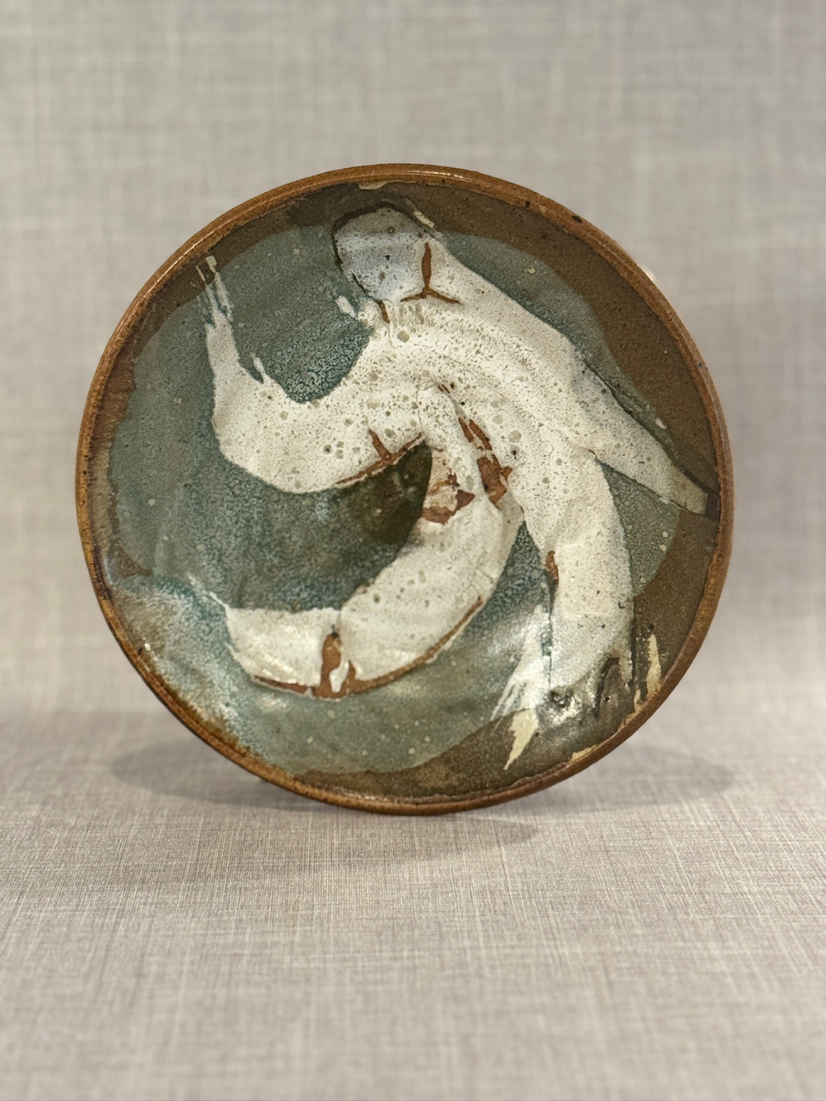 hand thrown stoneware bowl rustic modern home styling