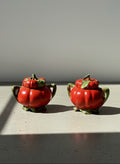 Royal Bayreuth Bavaria tomato sugar bowls pair