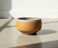 Bob Kinzie mid-century ribbed stoneware pot, handcrafted ceramic planter with earthy brown tones and timeless artistry — Hommes and Gardens, Pots & Vessels Collection, Home Decor, Outdoor Decorations, Landscape Architect, Interior Designer, Outdoor Living, Home Design, Luxury Design, Art, Furniture, Objects, Best Gifts, Nature, Backyard, Yard.