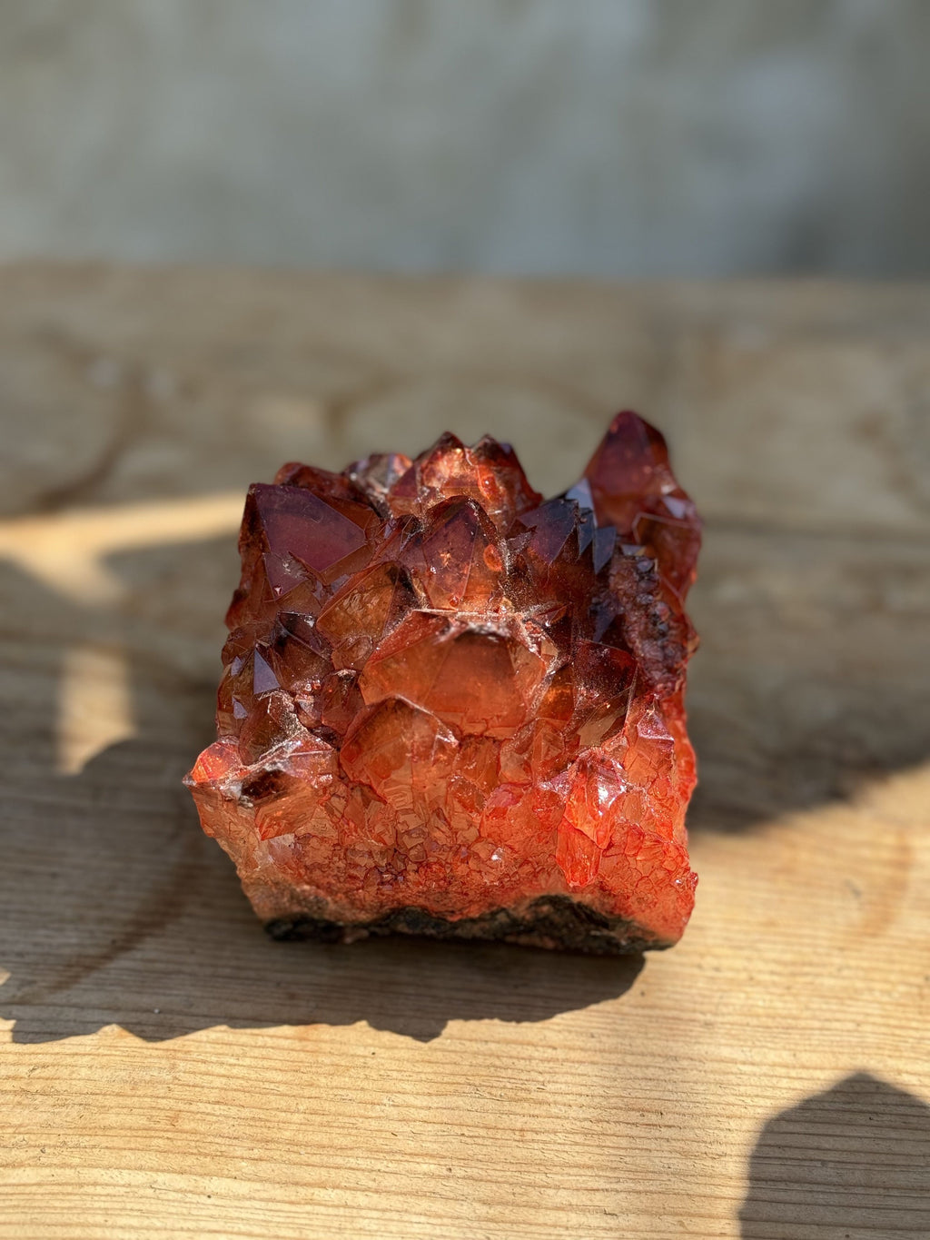 Burnt orange quartz specimen with vibrant crystalline structure and earthy elegance, a natural gemstone for home décor or collections — Hommes and Gardens, Objects Collection, home decor, outdoor decorations, home design, luxury design, Landscape Architect, Interior Designer, Outdoor Living, Art, Furniture, Objects, Best Gifts, Nature, Backyard, Yard.