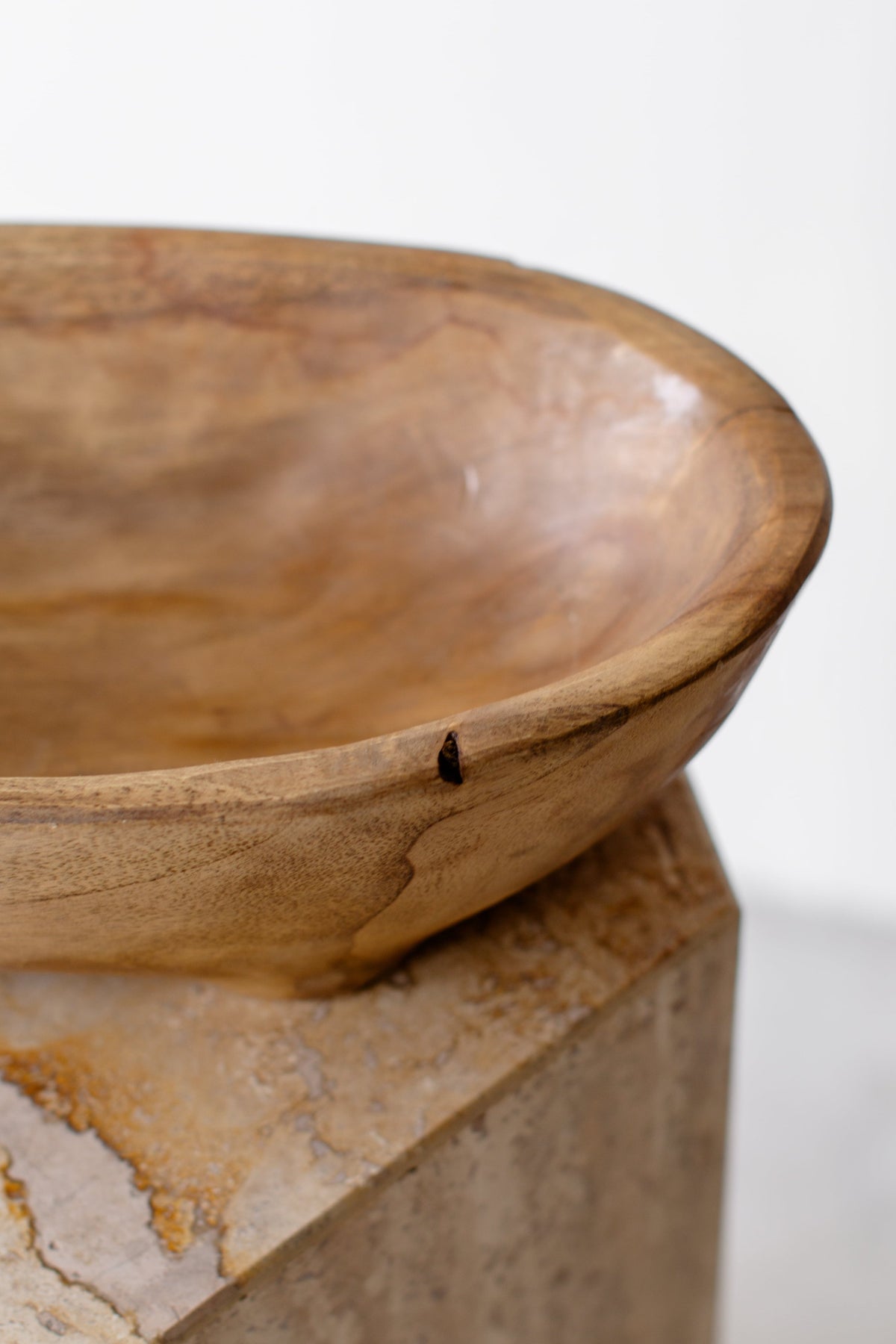 rustic farmhouse dough bowl decor wooden serving bowl