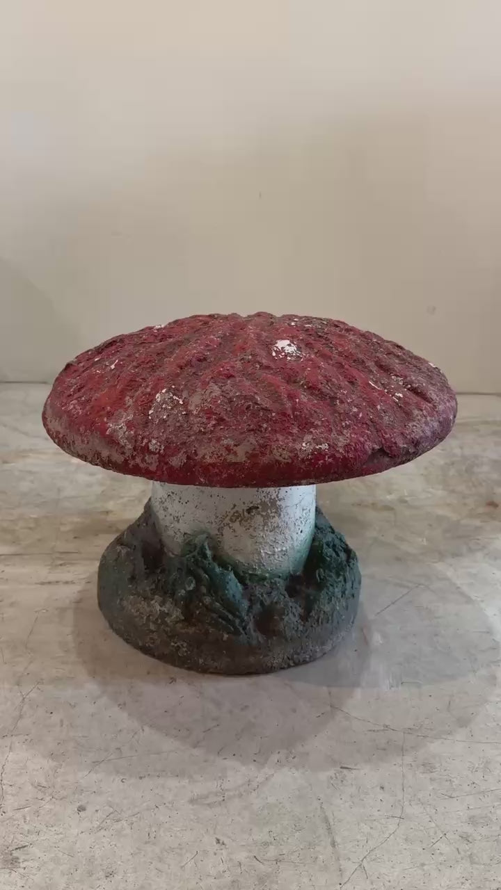 Handcrafted concrete mushroom garden statue with weathered texture and fairy-tale charm, perfect for whimsical outdoor decor — Hommes and Gardens, Mushroom Collection, Landscape Architect, Interior Designer, Outdoor Living, Art, Furniture, Objects, Best Gifts, Nature, Backyard, Yard, Outdoor Decorations, Home Decor, Home Design, Luxury Design.